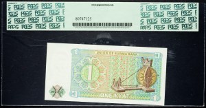 Burma, 1 Kyat 1972