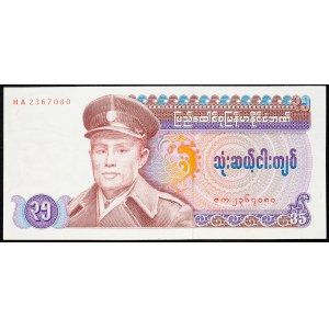 Burma, 35 Kyats 1986
