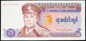 Birmania, 35 Kyats 1986