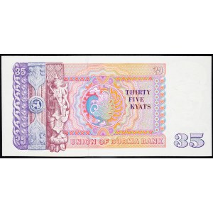 Burma, 35 Kyats 1986