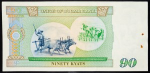 Birma, 90 Kyats 1987