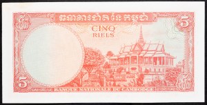 Cambodge, 5 Riels 1963