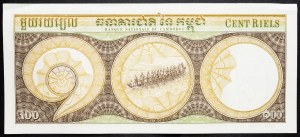 Kambodża, 100 riali 1972