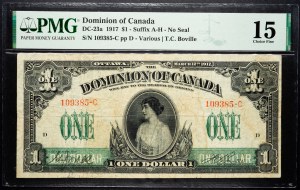 Canada, 1 dollar 1917