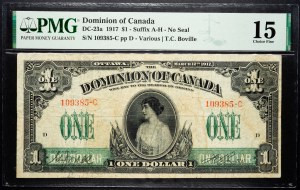 Kanada, 1 dolár 1917