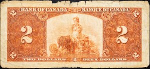 Canada, 2 dollars 1937