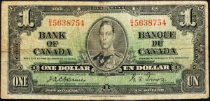 Canada, 1 Dollar 1937