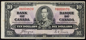 Canada, 10 dollari 1937