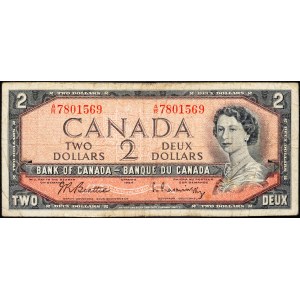Canada, 2 Dollars 1954