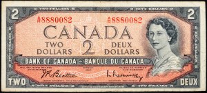 Kanada, 2 Dollars 1954