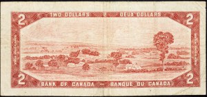 Kanada, 2 dolarů 1954