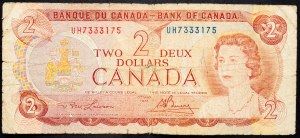 Kanada, 2 dolarů 1974