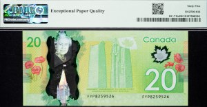 Kanada, 20 dolarů 2012