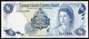 Kajmanské ostrovy, 1 dolar 1971