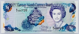Kajmanské ostrovy, 1 dolar 1996