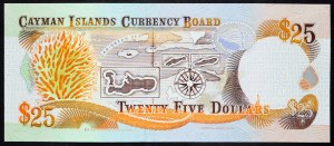 Kajmanské ostrovy, 25 dolarů 1996