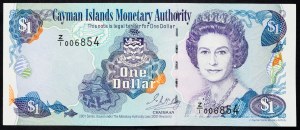 Kajmanské ostrovy, 1 dolar 2001