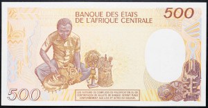 Stredoafrická republika, 500 centov frankov 1986