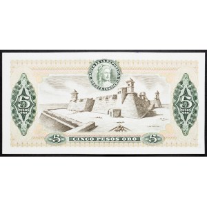 Colombia, 5 Pesos Oro 1980