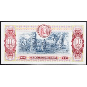Colombia, 10 Pesos Oro 1980
