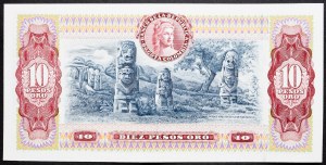 Kolumbia, 10 pesos Oro 1980