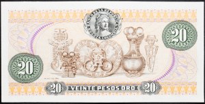 Colombia, 20 Pesos Oro 1982