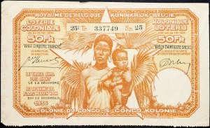 Kongo, 50 franków 1934