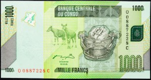 Congo, 1000 Francs 2005