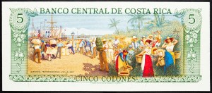 Costa Rica, 5 Colones 1981