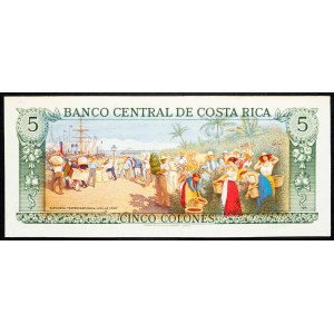 Costa Rica, 5 Colones 1992