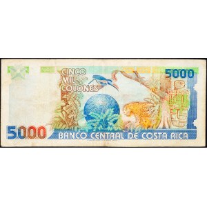 Costa Rica, 5000 Colones 1992