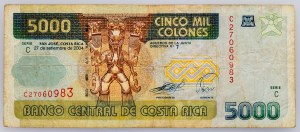 Kostaryka, 5000 Colones 2004