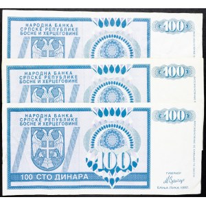 Kroatien, 100 Dinara 1992