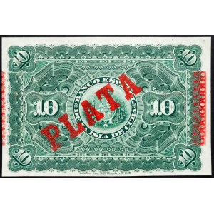 Cuba, 10 Pesos 1896