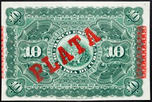 Cuba, 10 Pesos 1896