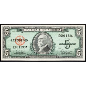 Cuba, 5 Pesos 1960