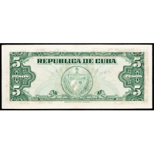 Cuba, 5 Pesos 1960
