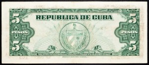 Kuba, 5 Pesos 1960