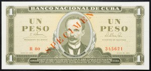 Kuba, 1 Peso 1965