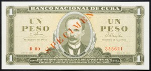 Kuba, 1 peso 1965