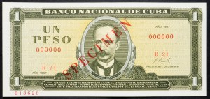 Kuba, 1 Peso 1967