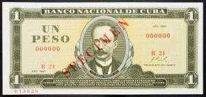 Kuba, 1 peso 1967