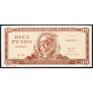Cuba, 10 Pesos 1967