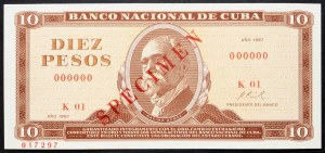 Kuba, 10 Pesos 1967