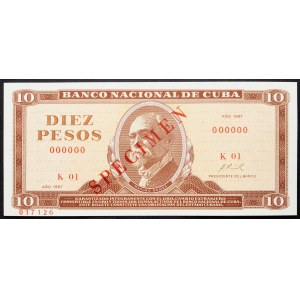 Cuba, 10 Pesos 1967