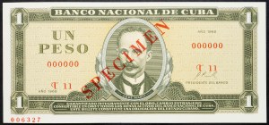 Kuba, 1 peso 1968
