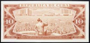 Kuba, 10 peso 1968