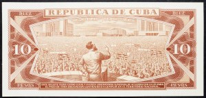 Cuba, 10 Pesos 1968