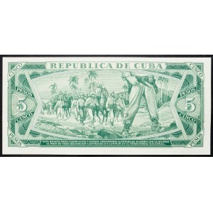 Cuba, 5 Pesos 1968