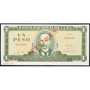 Cuba, 1 Peso 1969